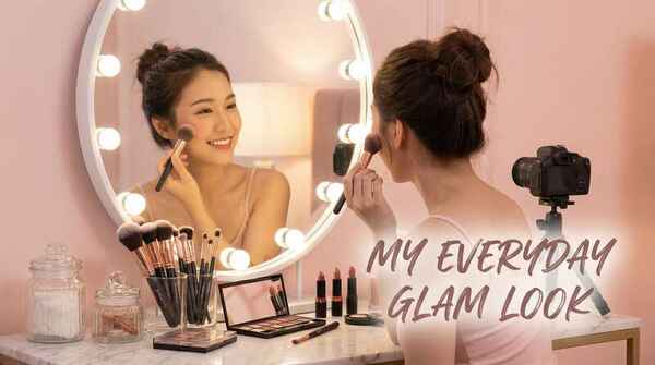 黄色仓库美妆视频教程